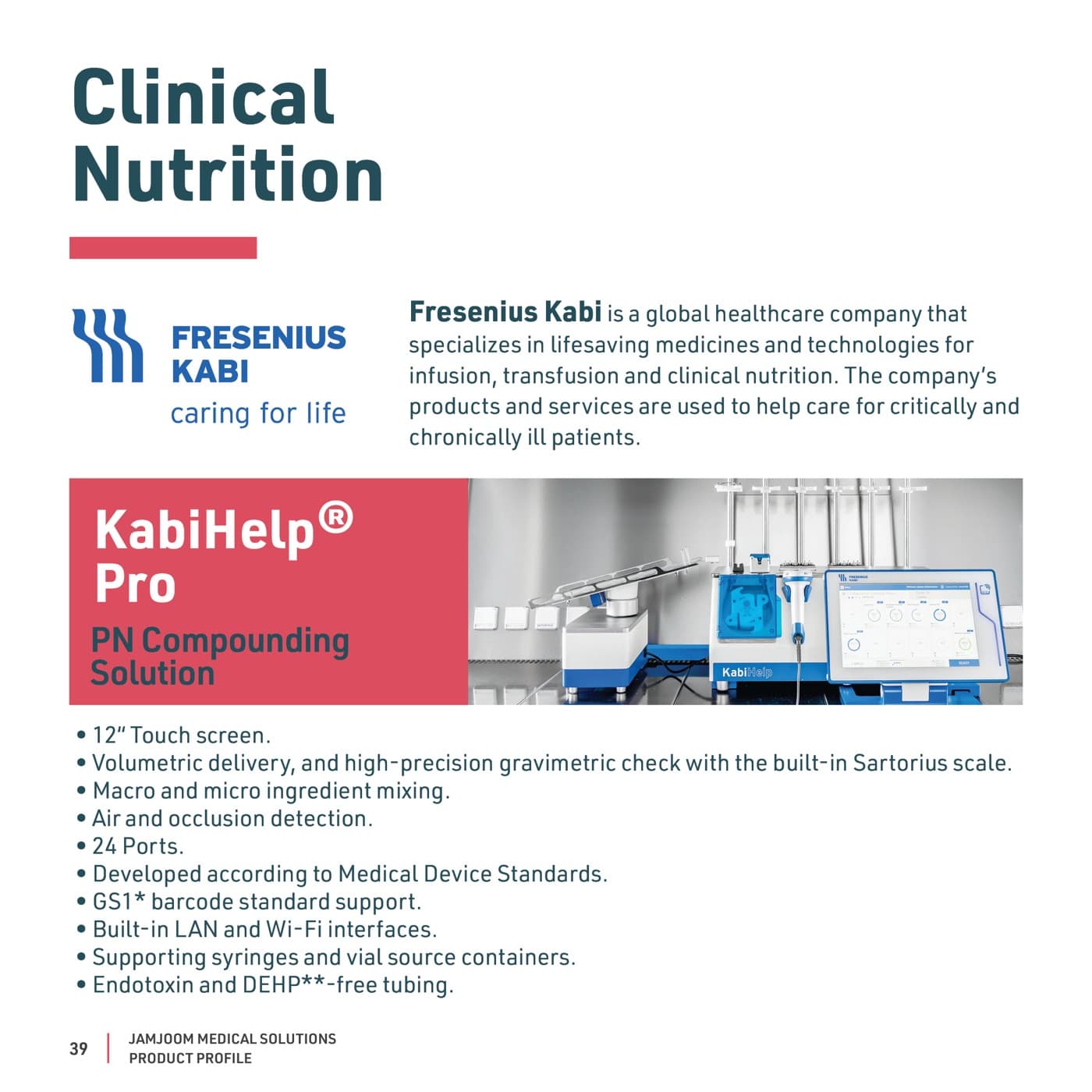 Fresenius Kabi product visuals