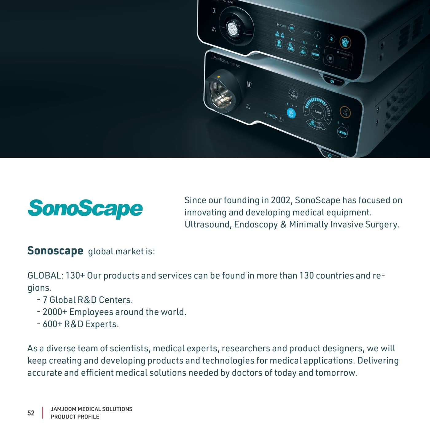 SonoScape product visuals