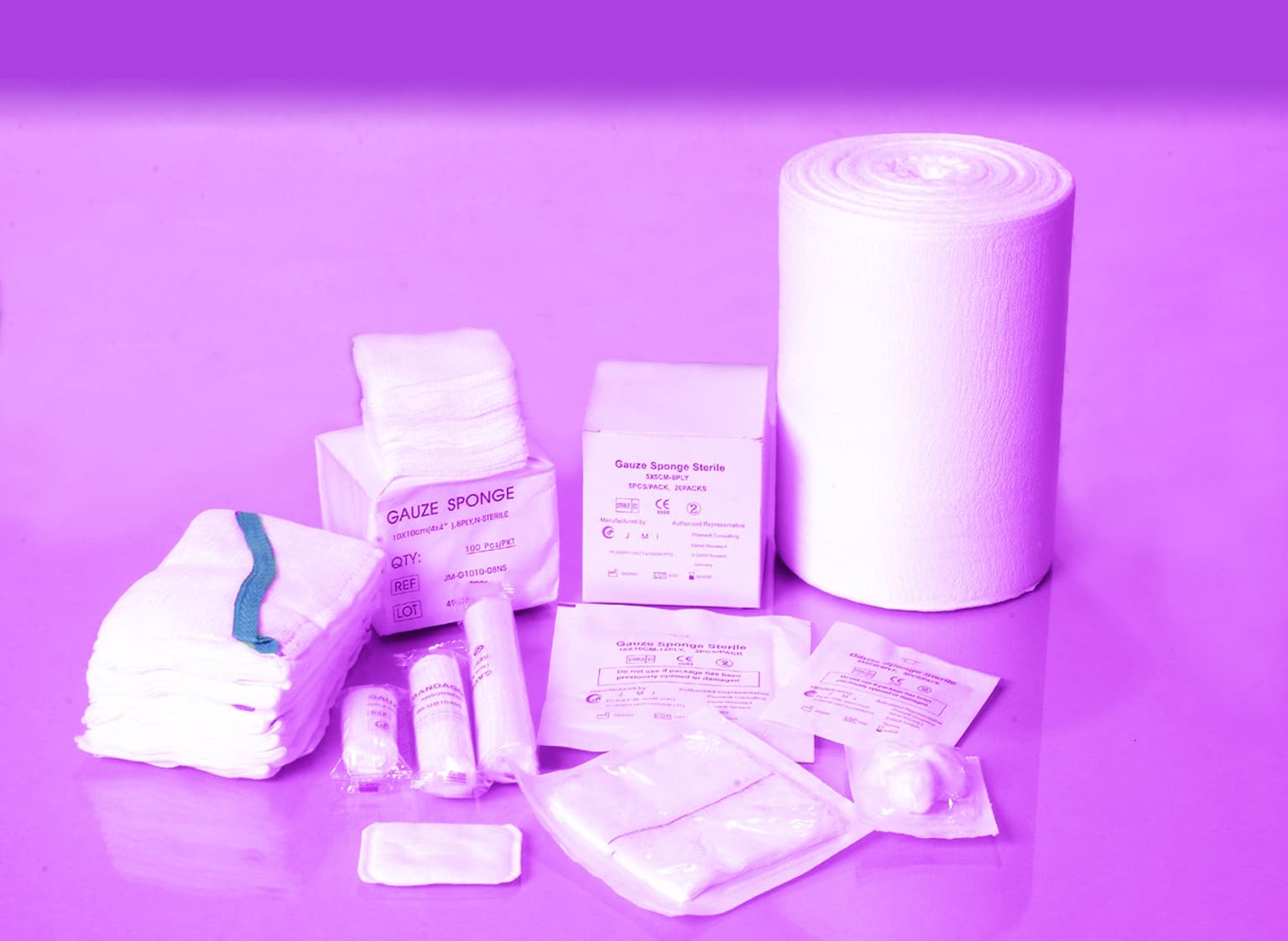 Gauze from Jamjoom Medical Industries product catalogue.