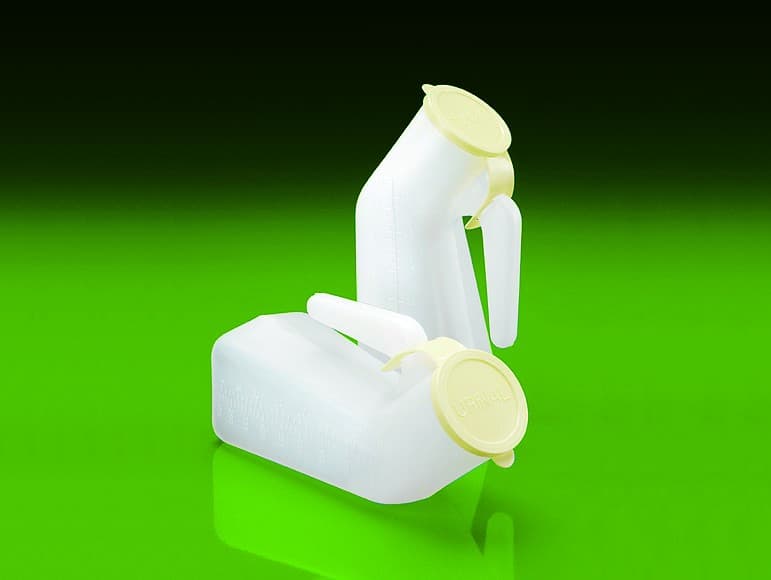 Male and Female Urinals from Jamjoom Medical Industries product catalogue.